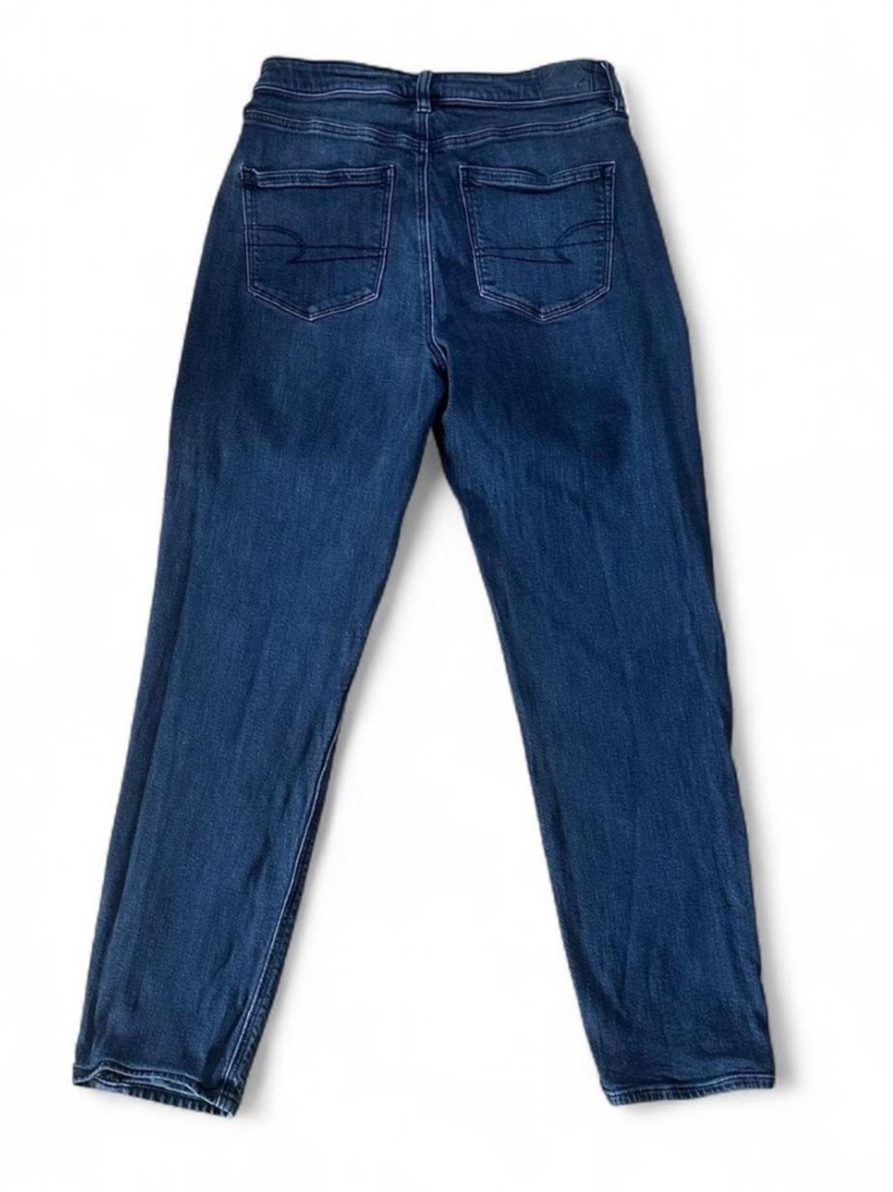 💜 American Eagle Outfitters Black Strigid Mom Jeans (4 Regular) - Picture 4 of 9